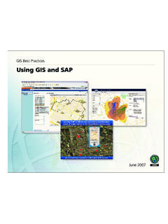 GIS Best Practices - Using GIS and SAP
