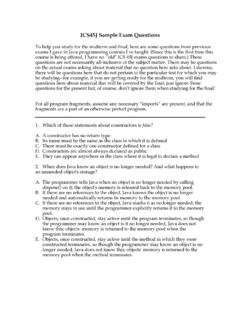 ICS45J Sample Exam Questions