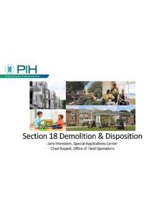 Section 18 Demolition &amp; Disposition