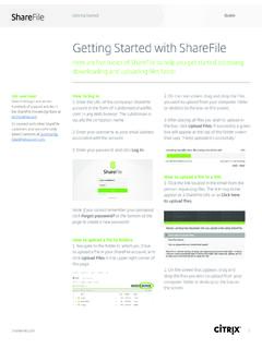 Getting Started with ShareFile - Citrix Virtual Apps
