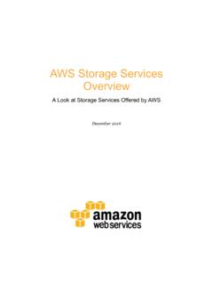 AWS Storage Services Overview