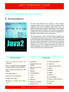 J-1424 Programming in Java2 - Jaico Publishing House