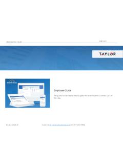 Employee Guide - Taylor Corporation