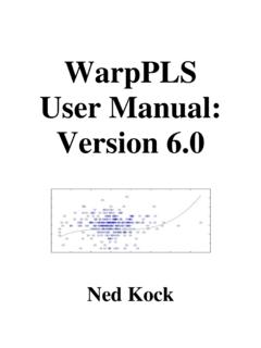 WarpPLS User Manual - Texas A&amp;M International University
