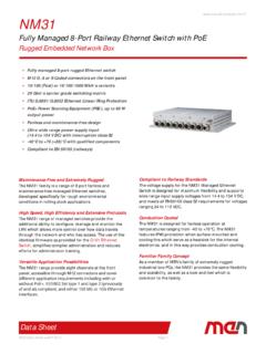 Fully Managed 8-Port Railway Ethernet Switch with …