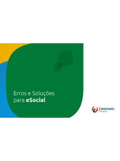 Erros e Solu&#231;&#245;es para eSocial - contmatic.com.br