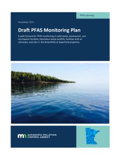 Draft PFAS Monitoring Plan