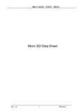 Micro SD Data Sheet - Super Talent Technology