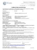 Conditional Family Leave Notification - Alaska