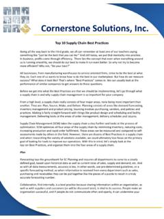 Cornerstone Solutions, Inc. - WERC