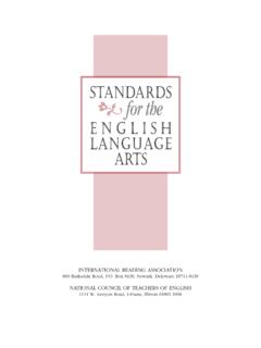 Standards for the - National Council of Teachers of English