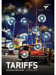 TARIFFS - Transnet Port Terminals
