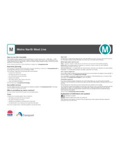 M Metro North West Line - transportnsw.info