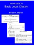 Introduction to Basic Legal Citation - www.access-to-law.com
