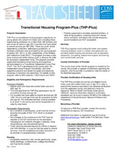 Transitional Housing Program-Plus (THP-Plus) - …