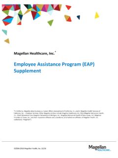 Employee Assistance Program (EAP) Supplement
