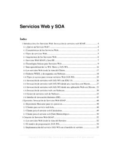 Servicios Web y SOA - ua