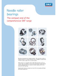 Needle roller bearings - SKF.com