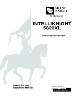 INTELLIKNIGHT 5820XL - Silent Knight