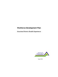 Workforce Development Plan - NACCHO