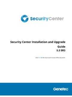 Security Center Installation and Upgrade Guide 5.5 …
