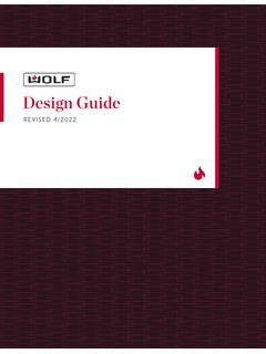 Wolf Design Guide - Sub-Zero