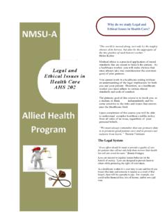 Why do we study Legal and Ethical Issues in Health Care?
