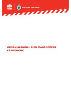 ORGANISATIONAL RISK MANAGEMENT FRAMEWORK