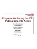 Progress Monitoring the IEP: Putting Data into Action