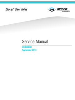 Service Manual - Dana Incorporated