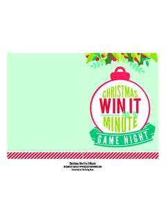 Christmas Win It In A Minute - The Dating Divas