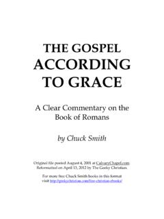 The Gospel According to Grace - Geeky Christian