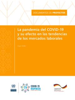 La pandemia del COVID-19 y su efecto en las tendencias de ...