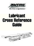 Lubricant Cross Reference Guide - Amsoil