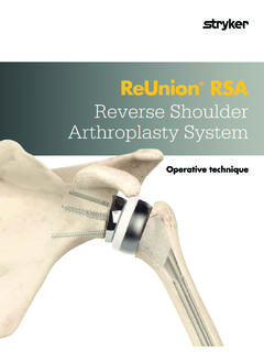 Reverse Shoulder Arthroplasty System