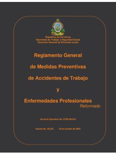 Reglamento General de Medidas Preventivas de Accidentes …
