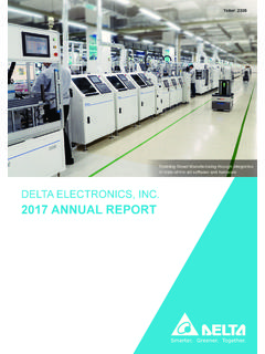 2017 ANNUAL REPORT - deltaww.com