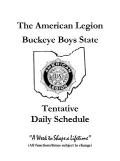 The American Legion Buckeye Boys State