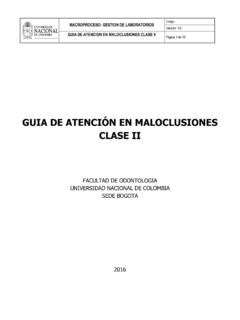 GUIA DE ATENCI&#211;N EN MALOCLUSIONES CLASE II
