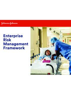 Enterprise Risk Management Framework - jnj.com