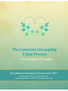 The Conscious Uncoupling 5 Step Process