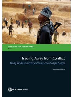 Trading Away from Conflict - worldbank.org