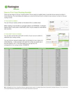 How to Find Your Routing Number - Huntington Bank