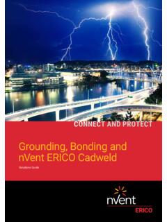 Grounding, Bonding and nVent ERICO Cadweld