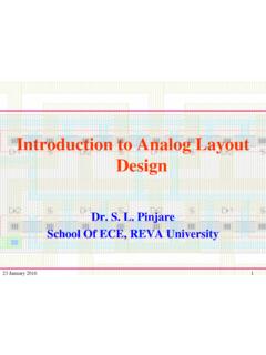Introduction to Analog Layout Design - SMDP-C2SD