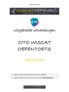 CITO WISCAT OEFENTOETS - Uitleg en tips | wiscatoefenen.nl