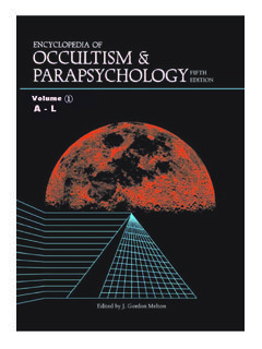 A Compendium of Information on the Occult Sciences,