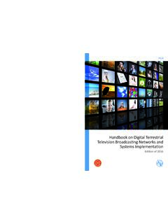 Handbook on Digital Terrestrial Television Broadcasting ...