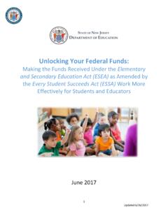 Unlocking Your Federal Funds - state.nj.us