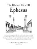 Biblical City of Ephesus in Turkey - Church of Christ